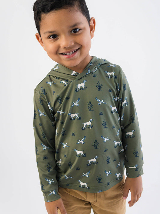 Hunting Dog Performance Hooded Shirt