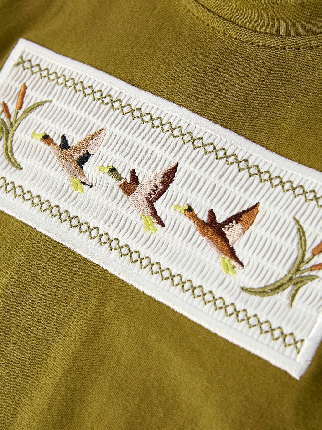 Duck Camo Green Smock Short Set