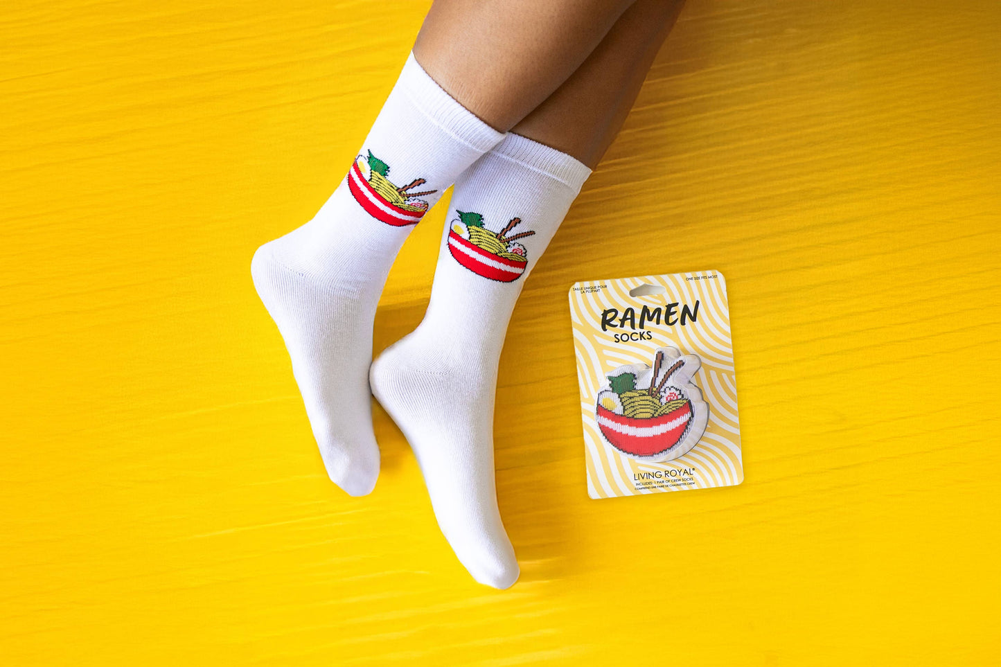 Ramen Noodles Crew Sock