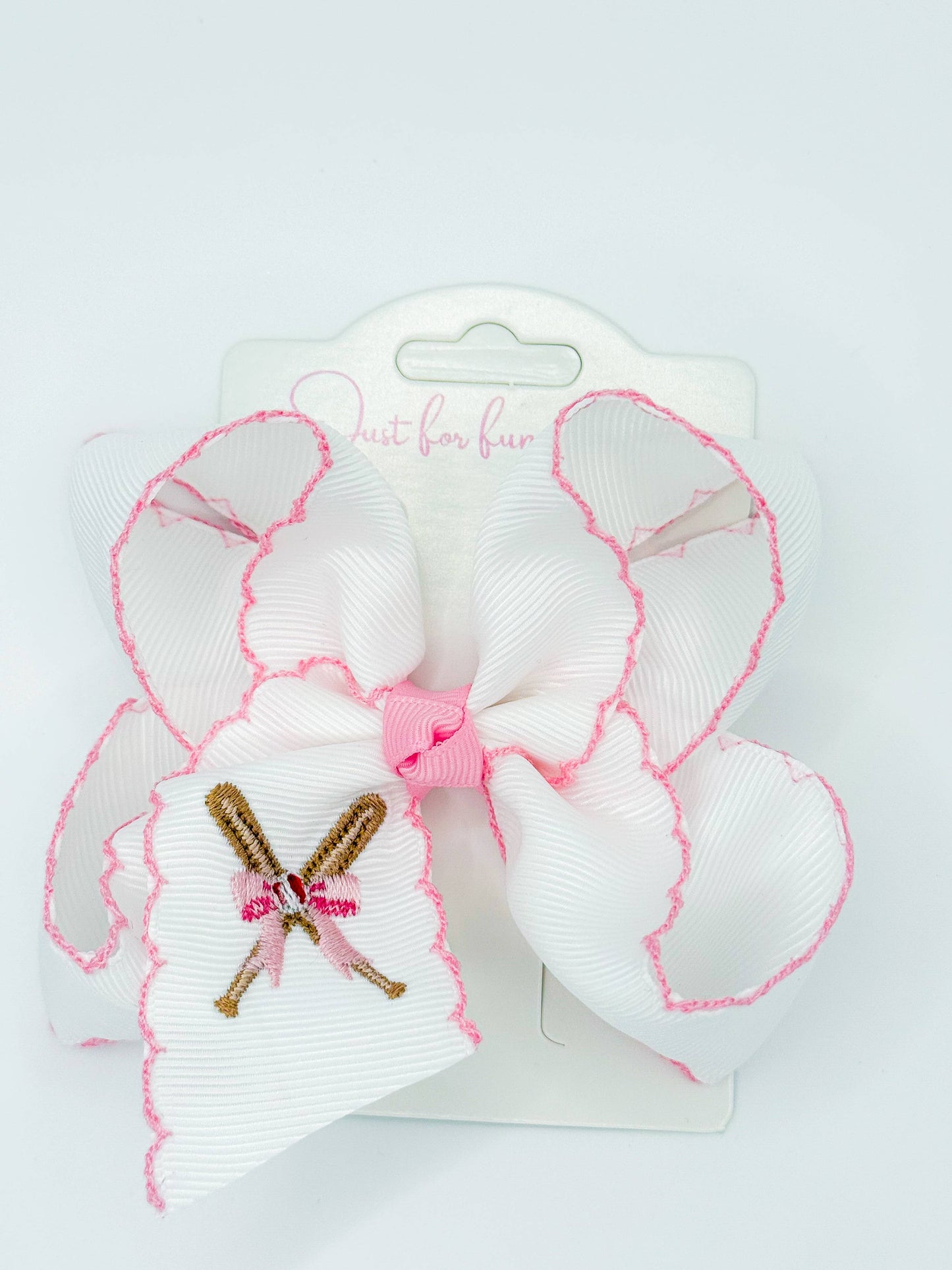 Baseball Bat Hair Bow