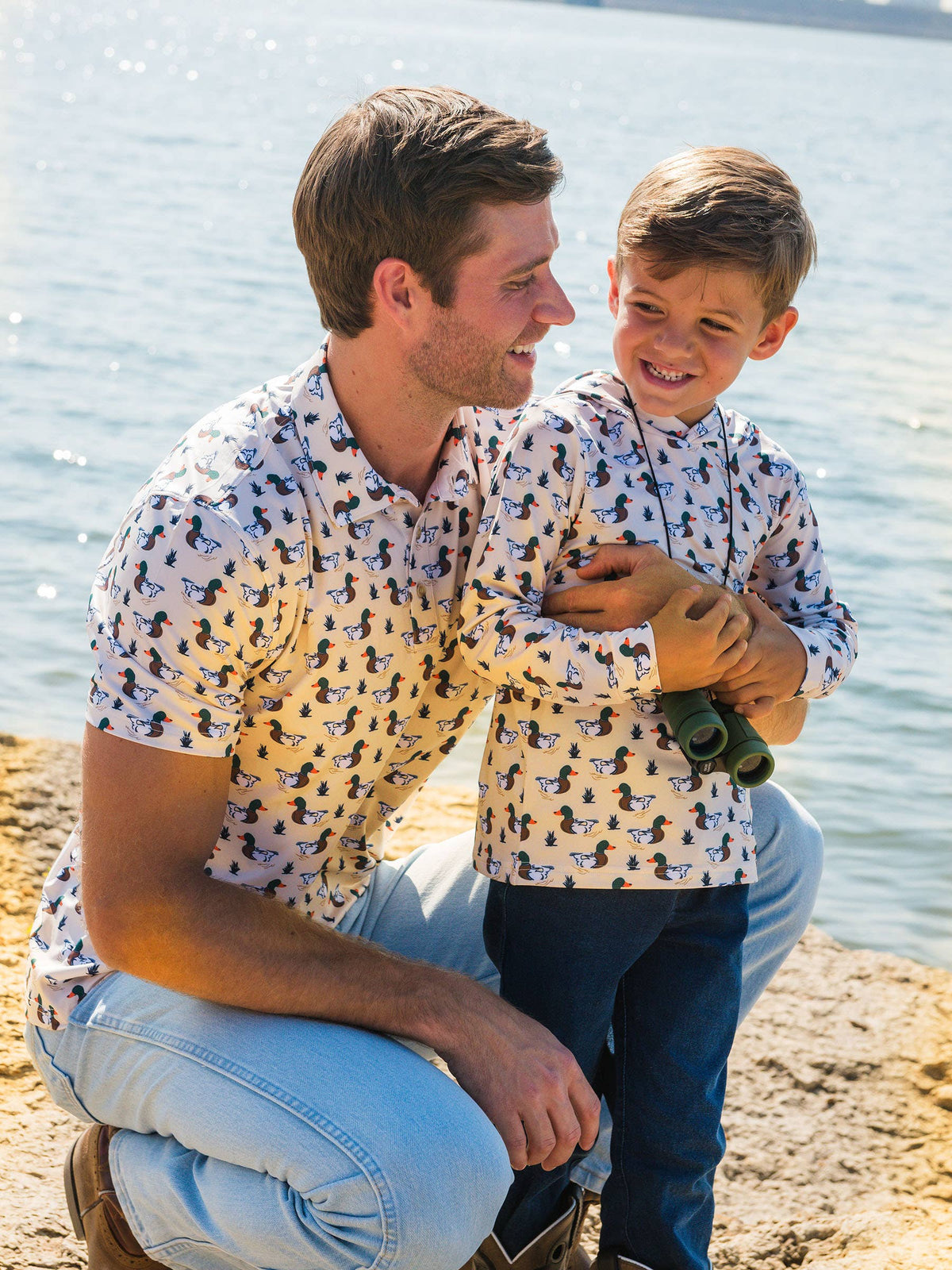Mallard Marsh Duck Performance Hooded Shirt