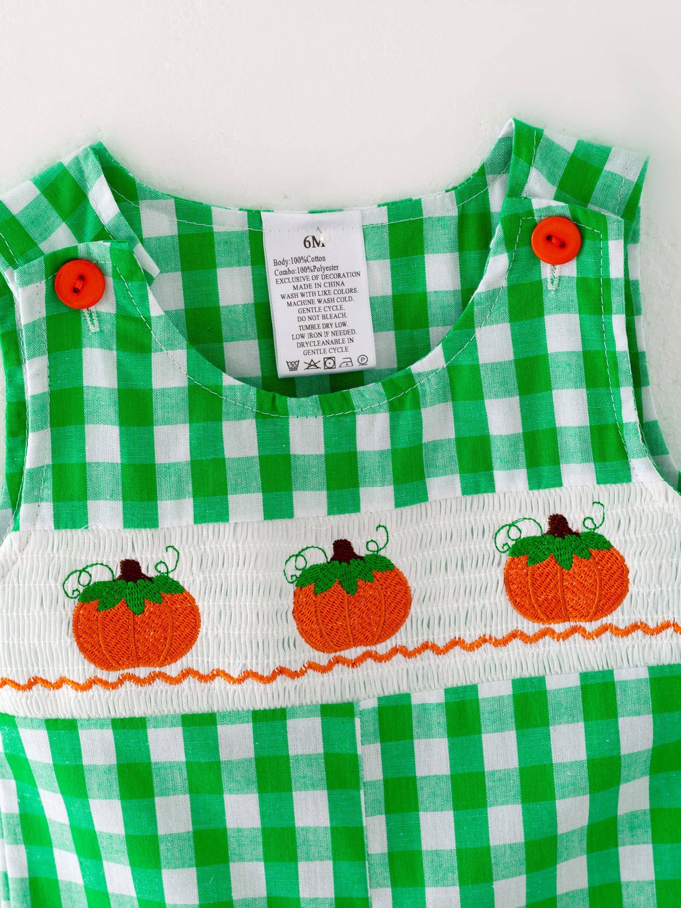 Green Smocking Plaid JonJon