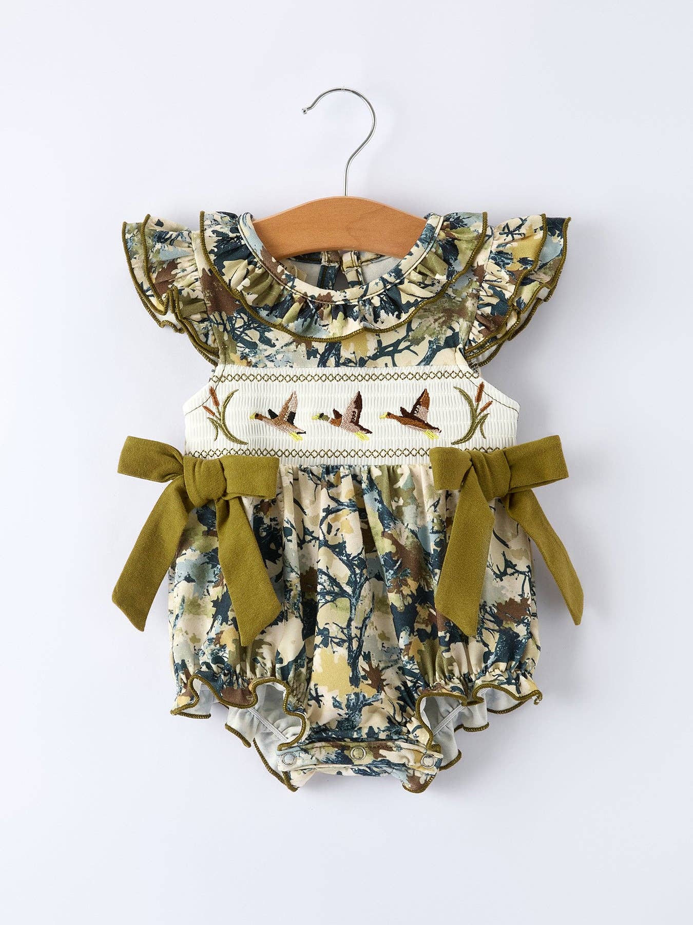 Duck Camo Green Smock Bubble
