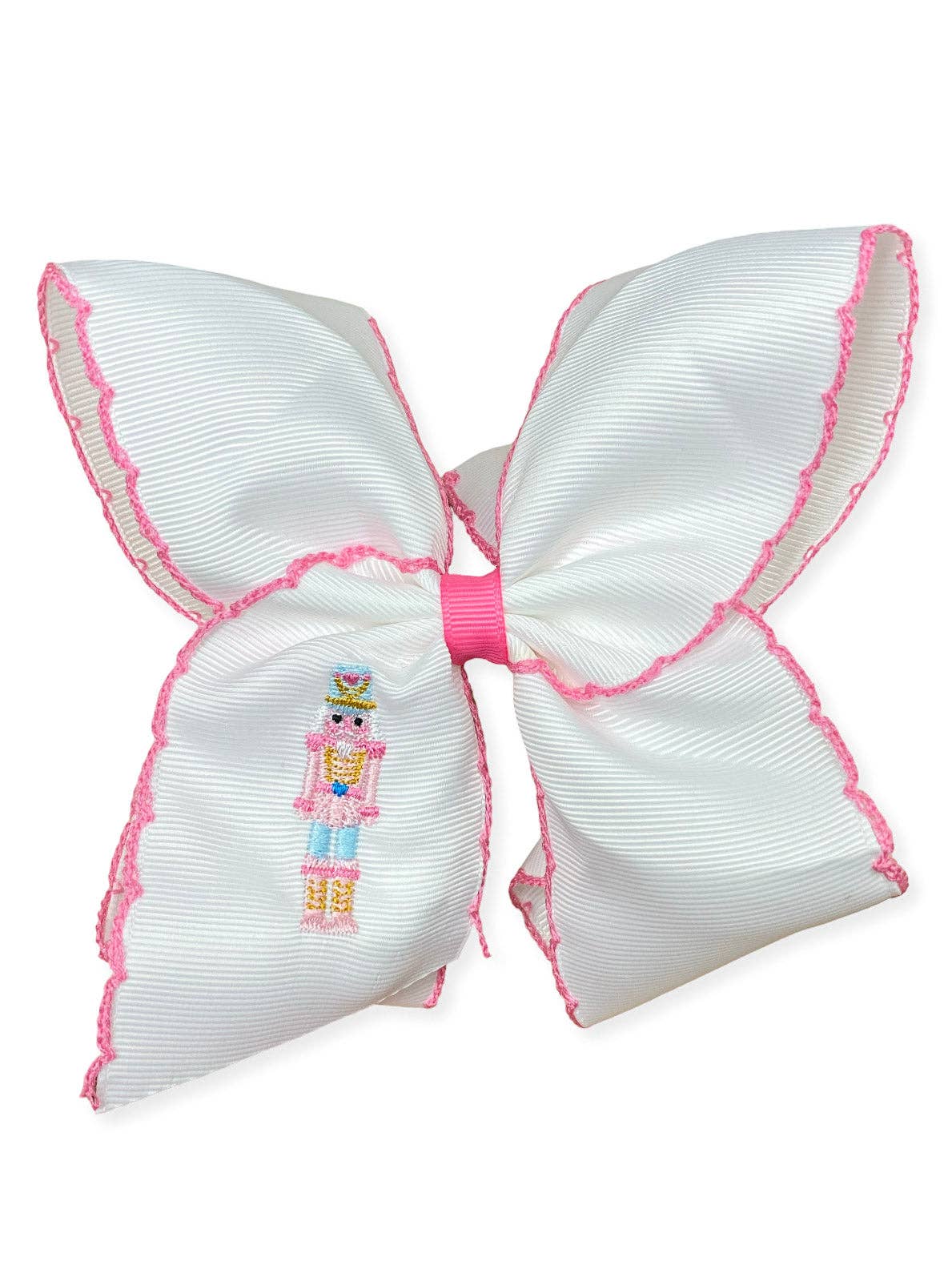 Pink Nutcracker Hair Bow
