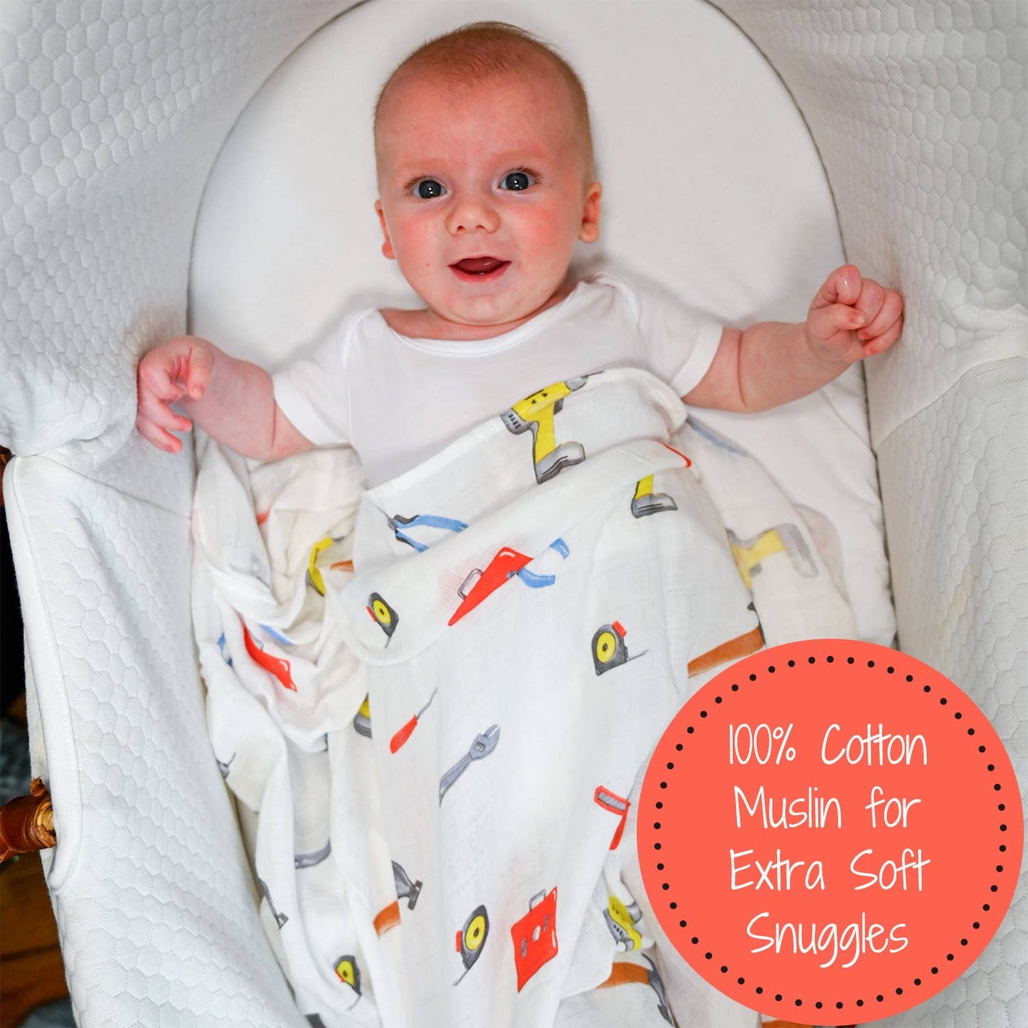Toolbox Swaddle Blanket