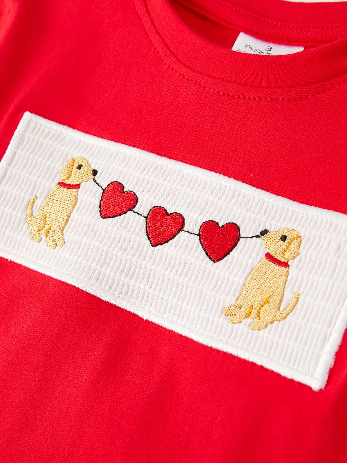 Dog Heart Smocking Boys Set