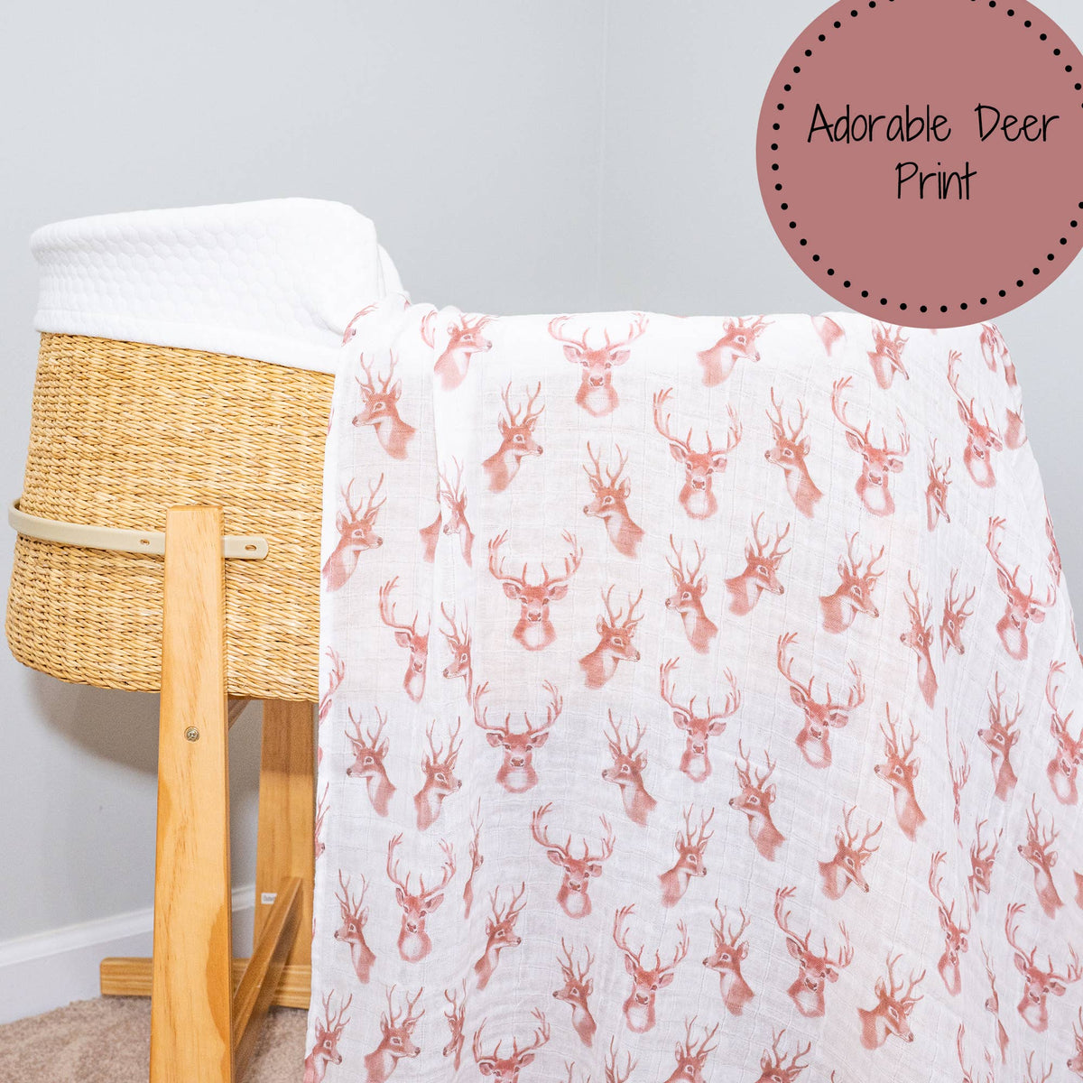 Deer Swaddle Blanket