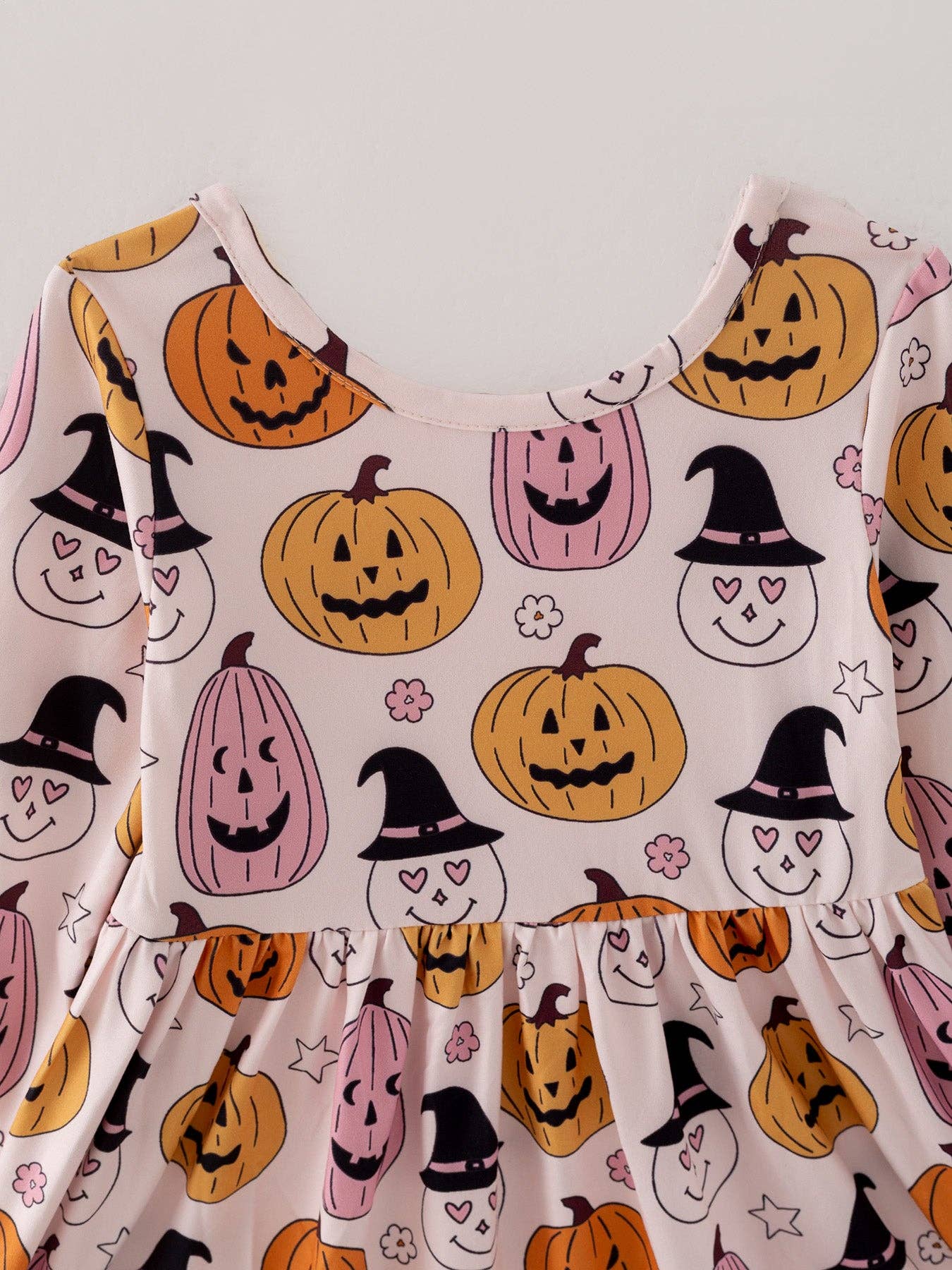 Girls Halloween Print Dres