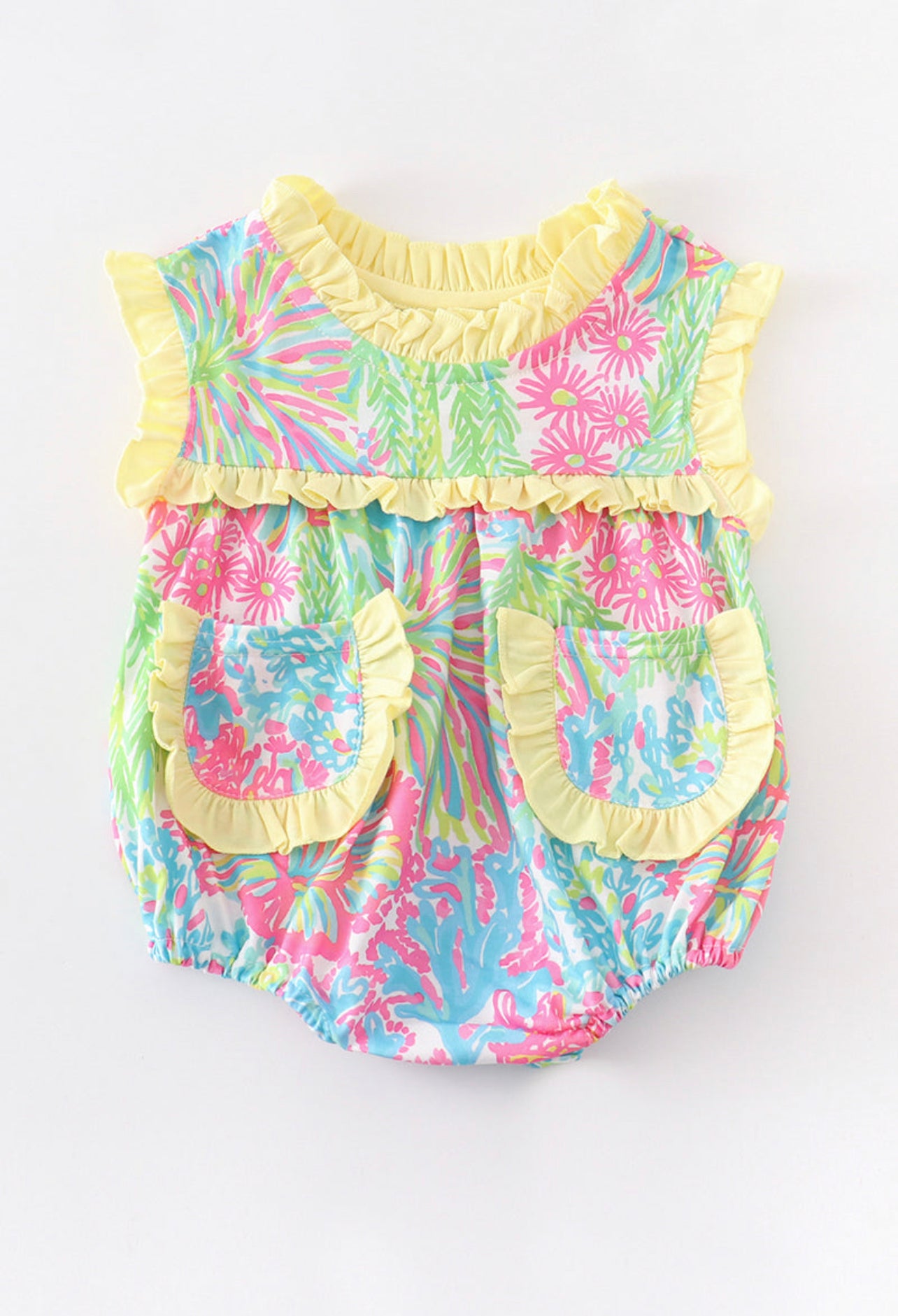 Yellow Lilly Inspired Romper