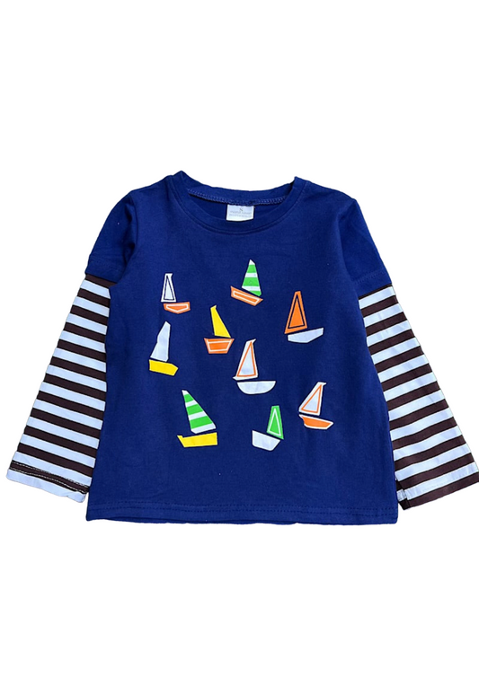 Sailboat Long Sleeve Tee