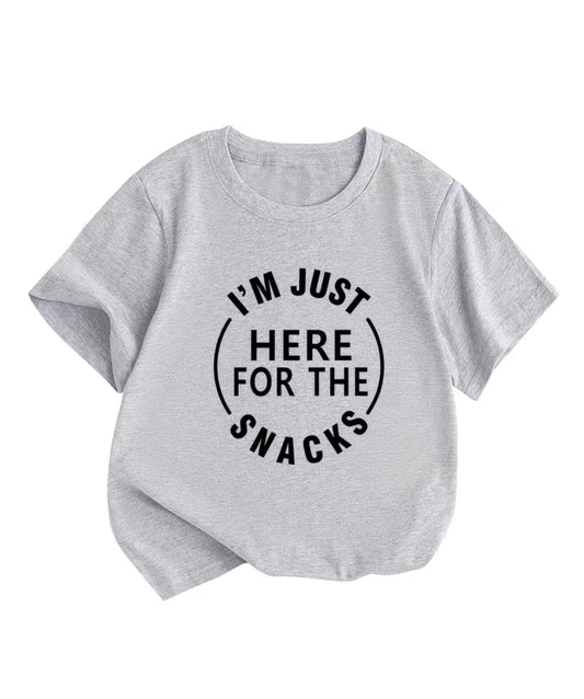 I'm Just Here For The Snacks Tee