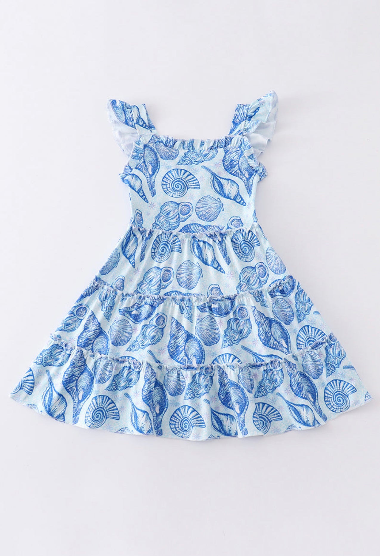 Blue Lilly Inspired Shell Dress