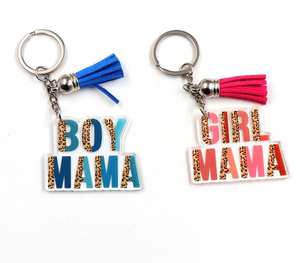 Boy & Girl Mama Keychains