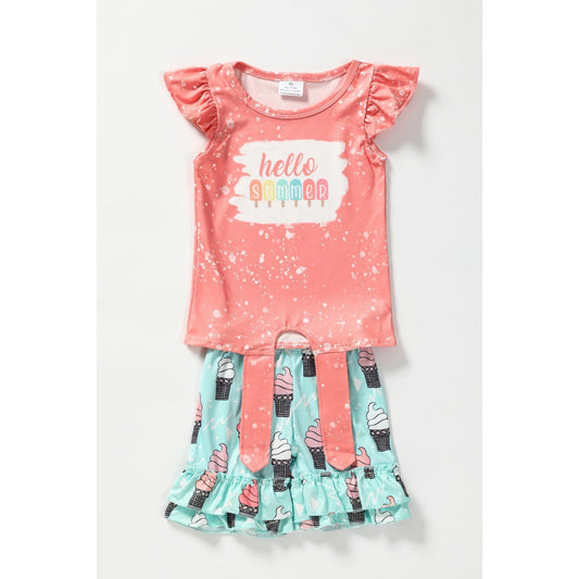 Popsicle Shorts Set