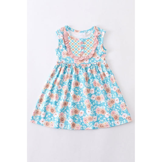 Sleeveless Floral Dress