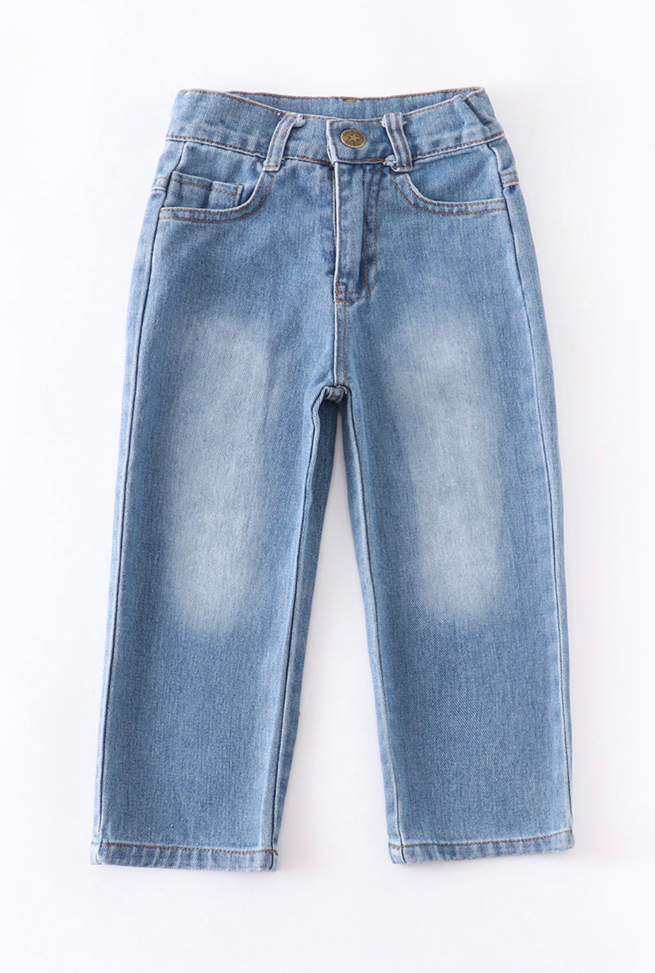 Medium Wash Denim Jeans