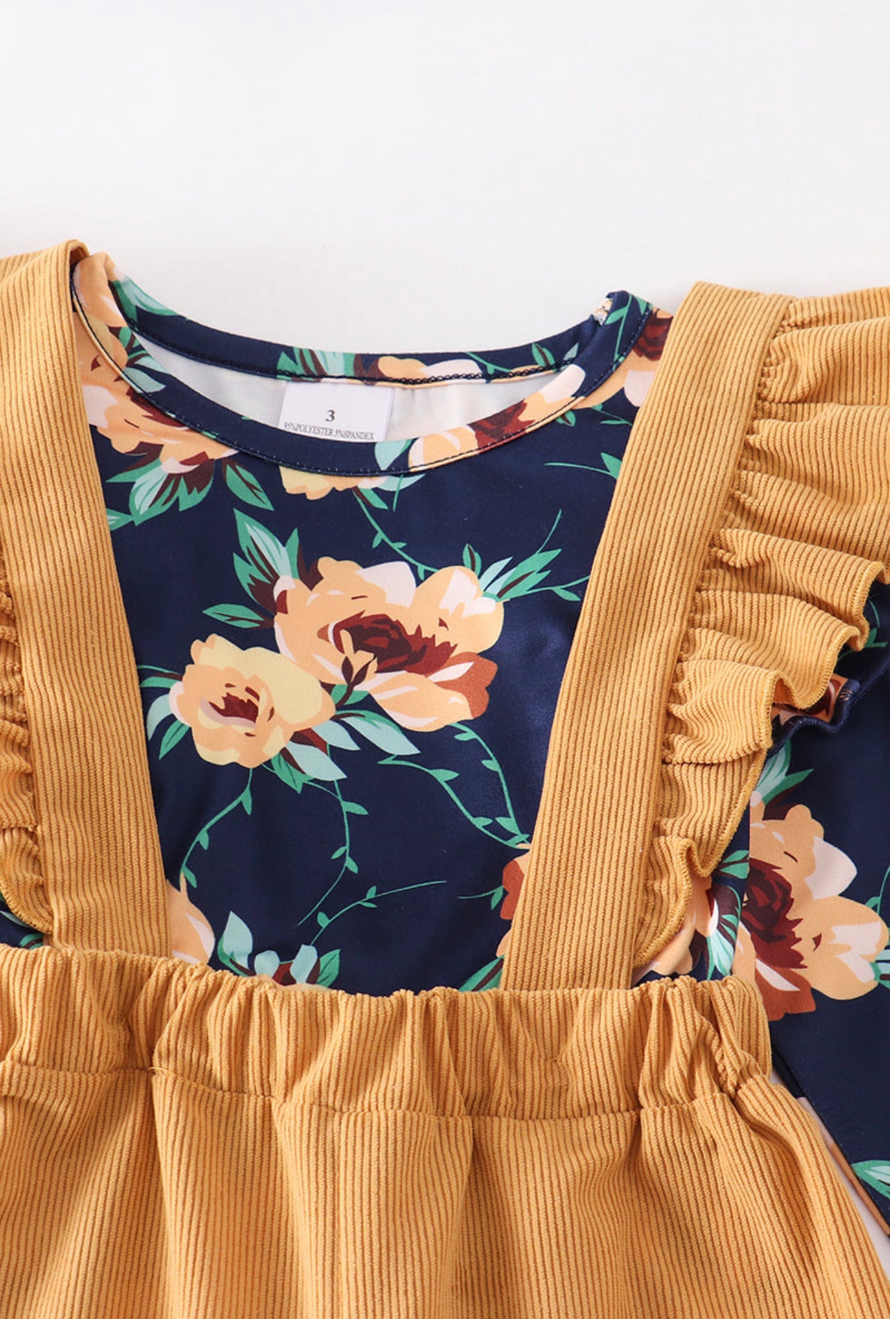 Floral Mustard Jumper