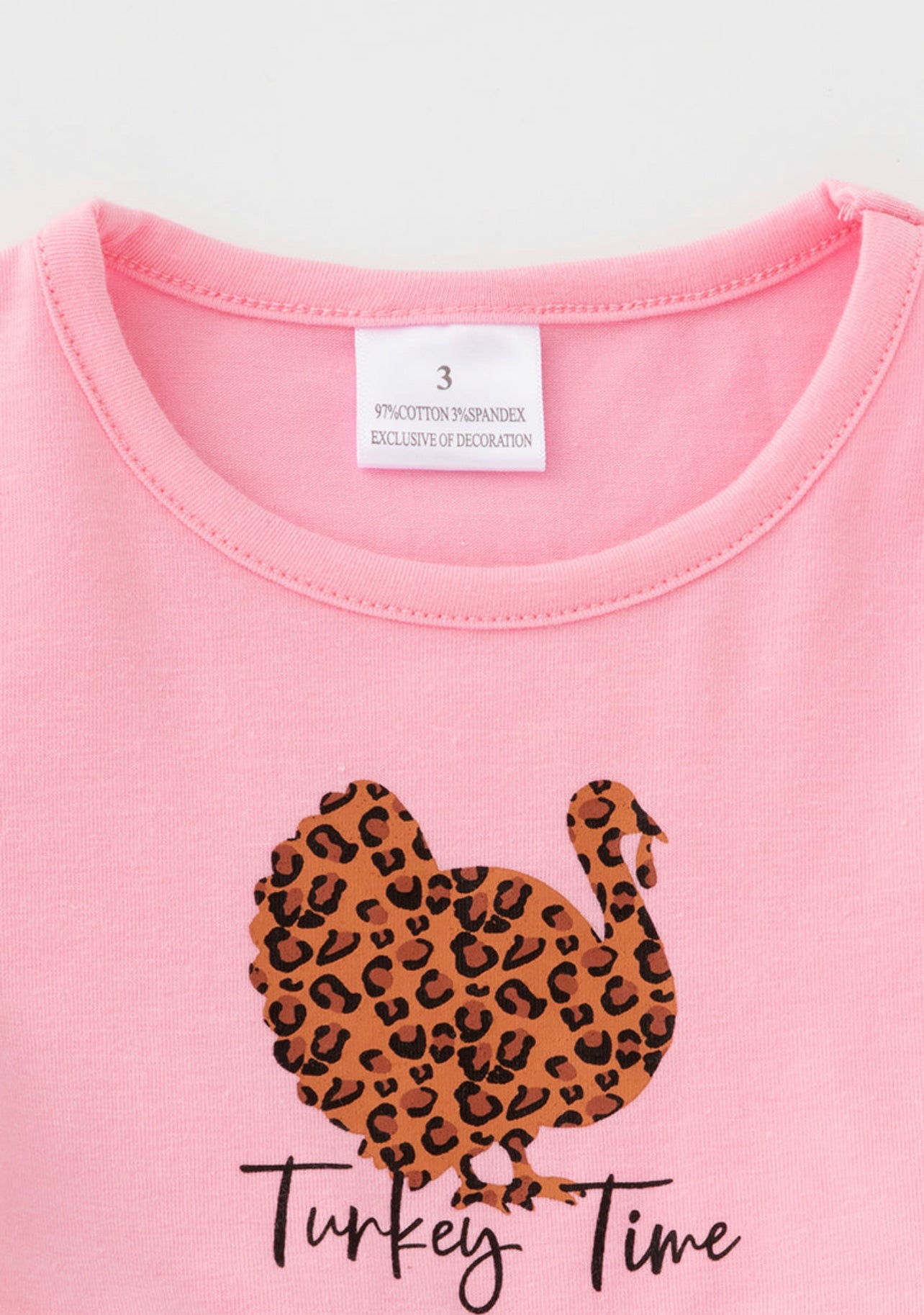 Pink Leopard Turkey Time Set