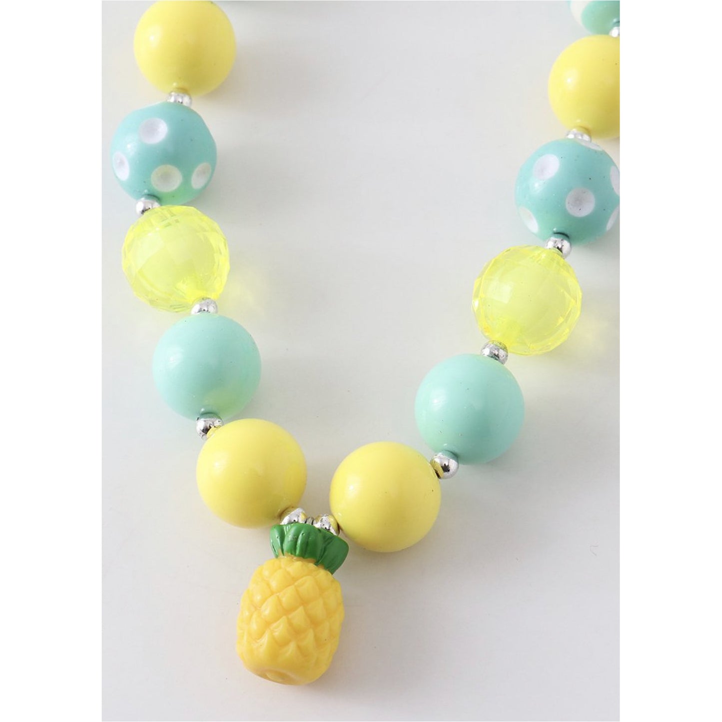 Pineapple Mint/Yellow Necklace