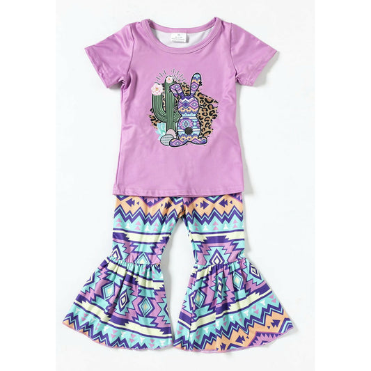 Aztec Bunny Bell Pants Set