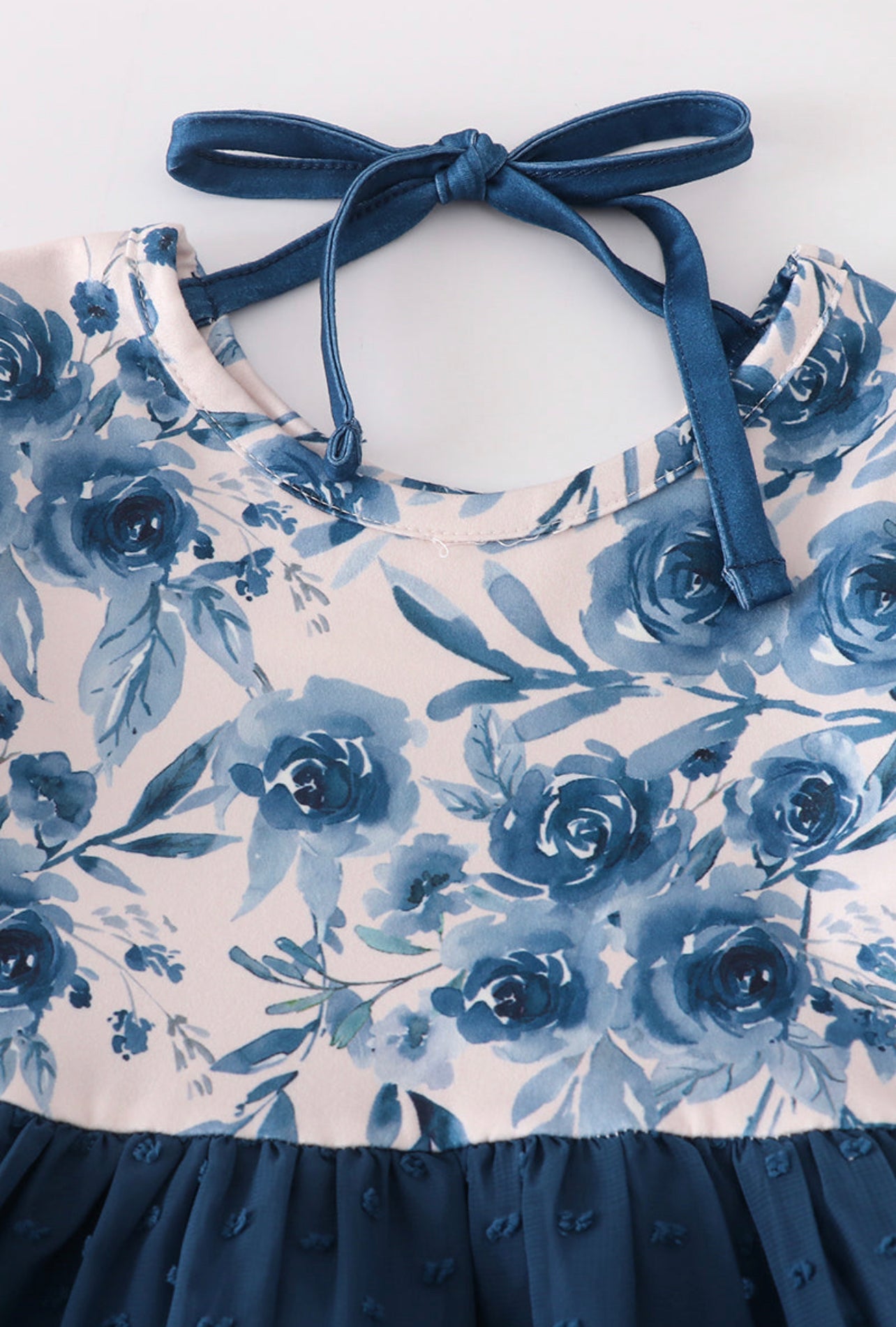 Blue Floral Tutu Dress
