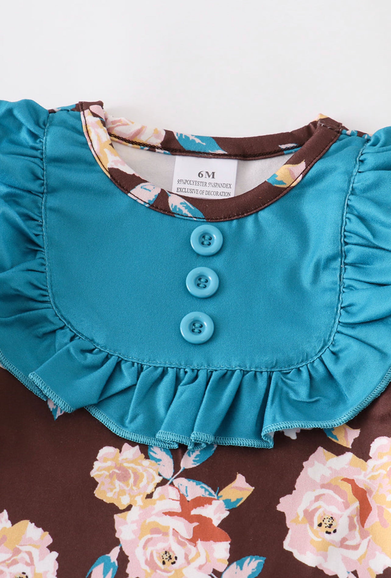 Blue Floral Romper