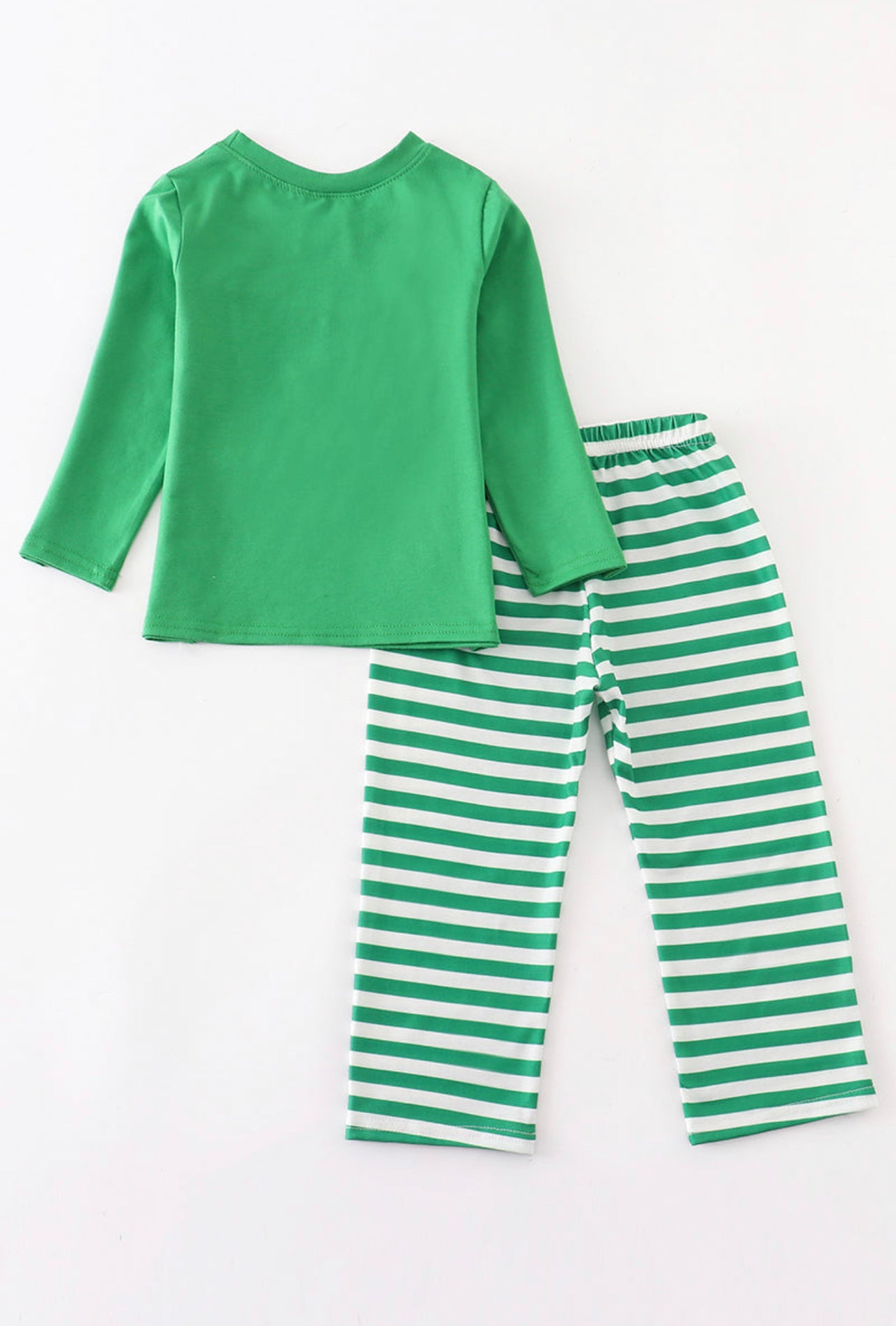 Green Duck Boy Striped Set