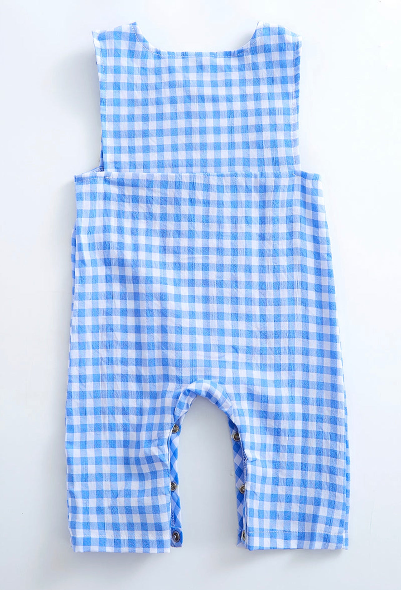 Blue Gingham Smocked Turkey JonJon