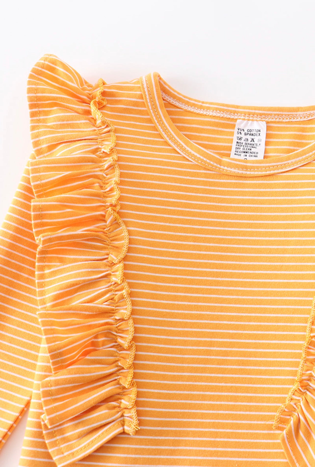 Mustard Ruffle Shirt