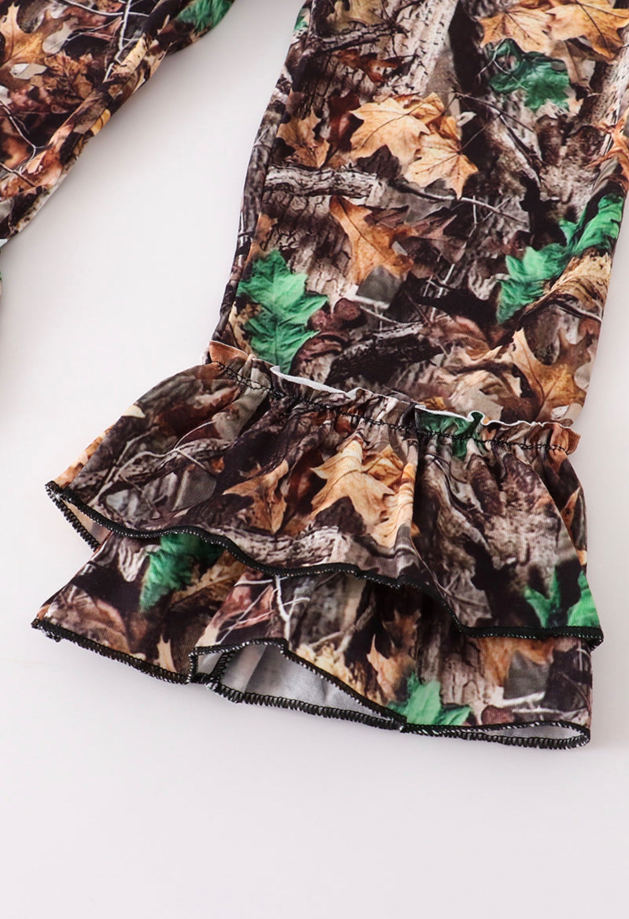 Camouflage Deer Ruffle Girl Set