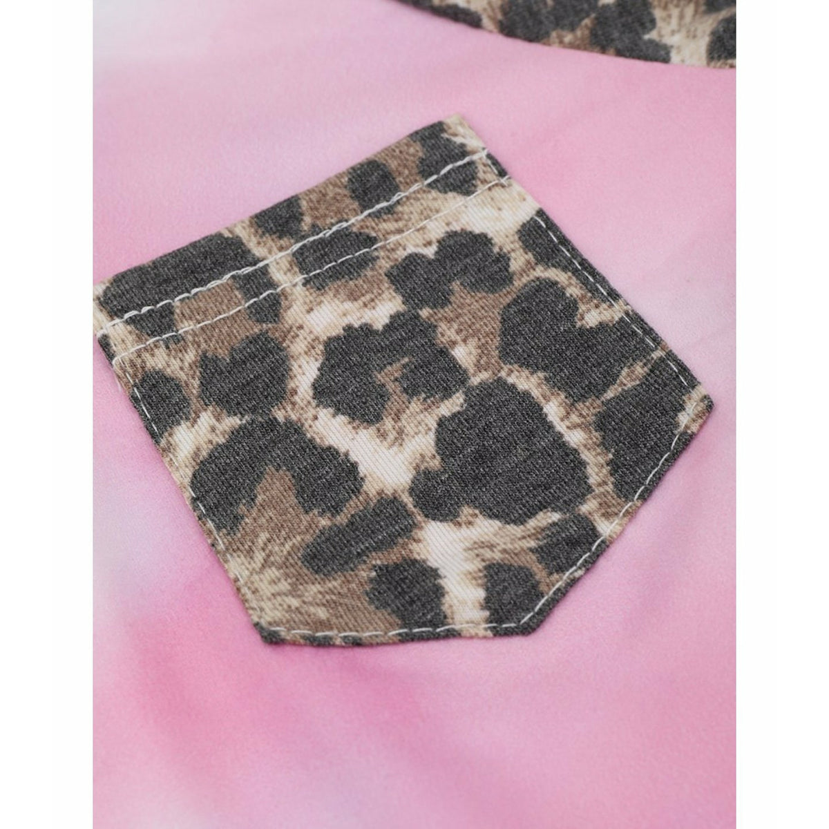 Leopard Tie Dye Shirt