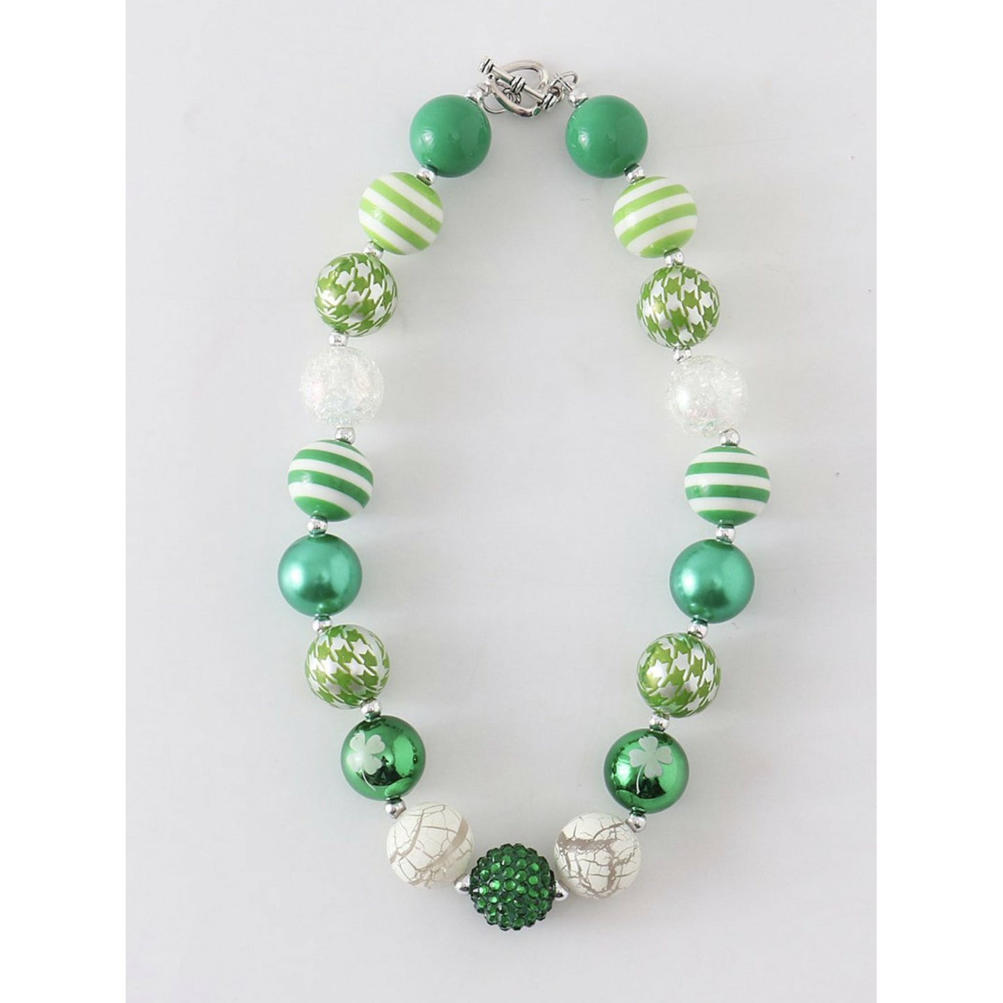 Green Stripe Necklace