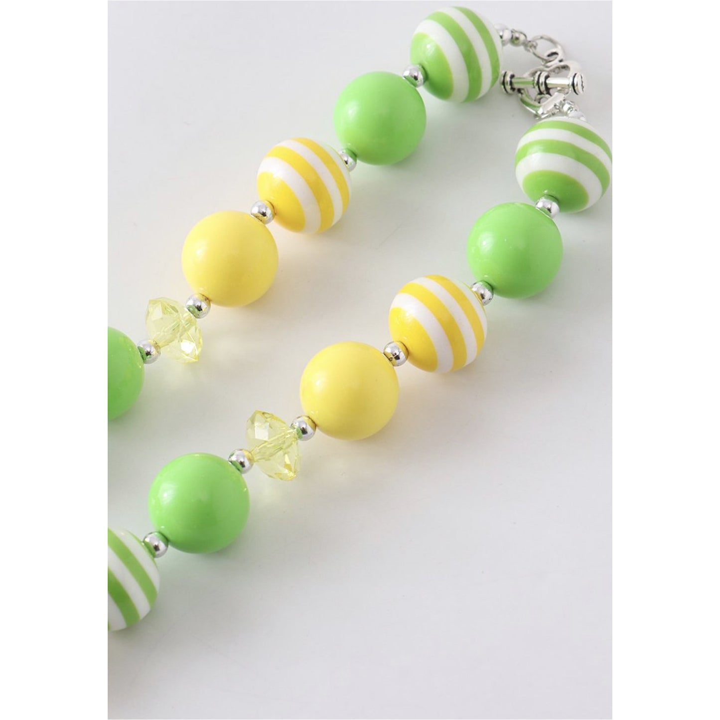 Pineapple Yellow/Green Bubble Necklace