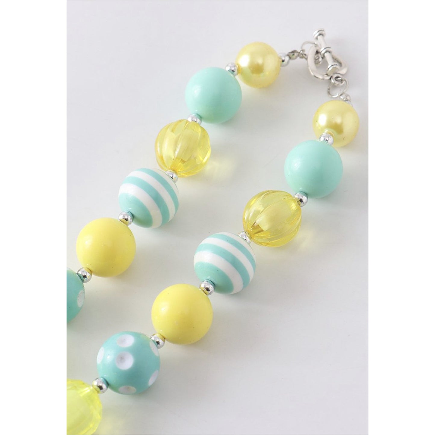 Pineapple Mint/Yellow Necklace