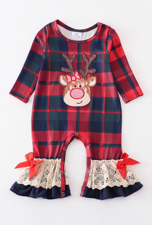 Reindeer Ruffle Romper