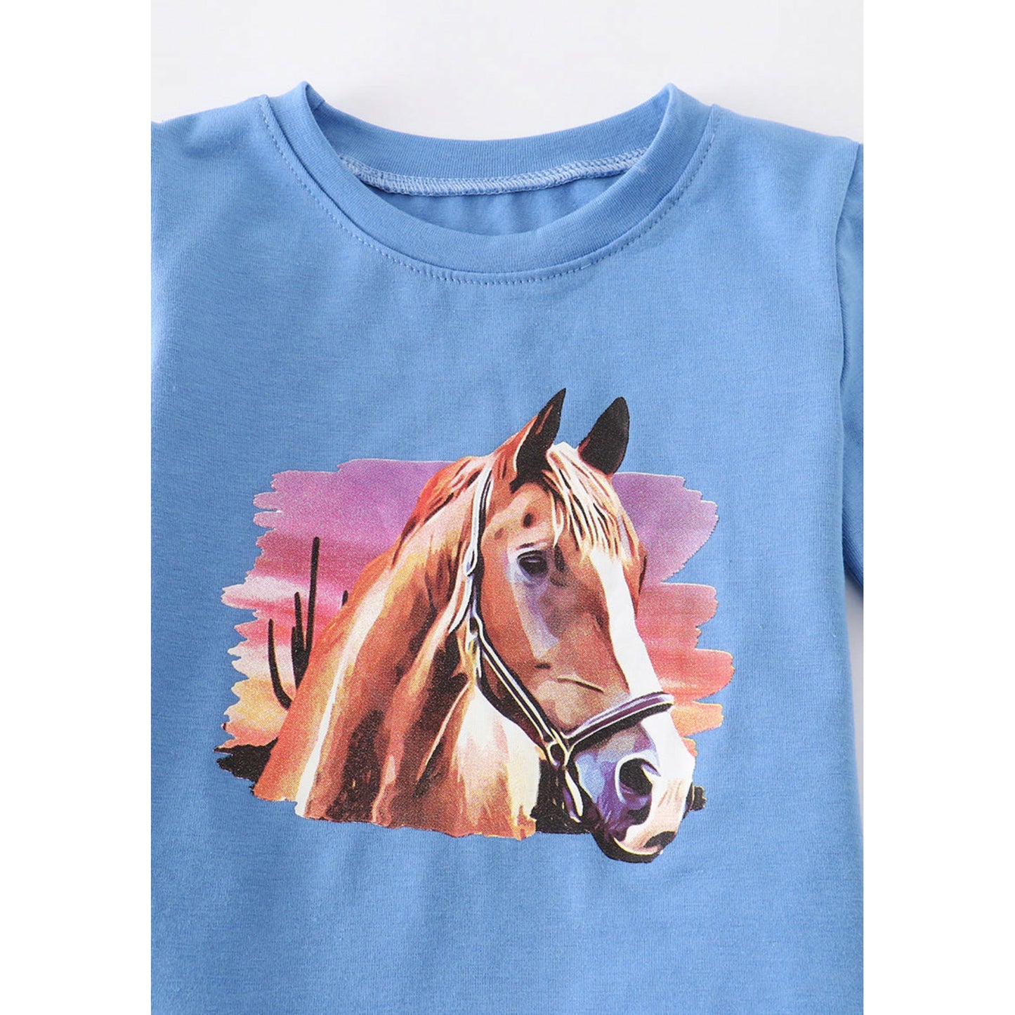 Gingham Horse Set