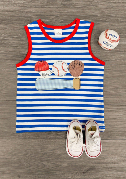 Baseball Striped Tank