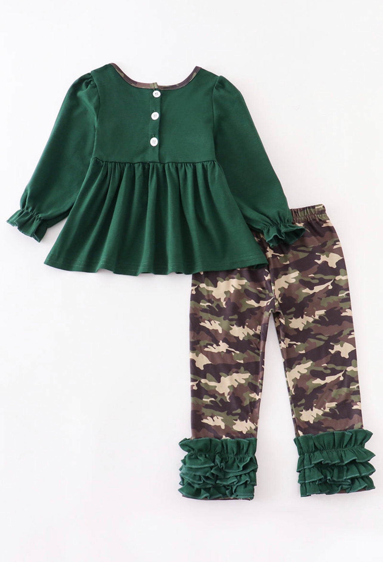 Camo Duck Ruffle Set