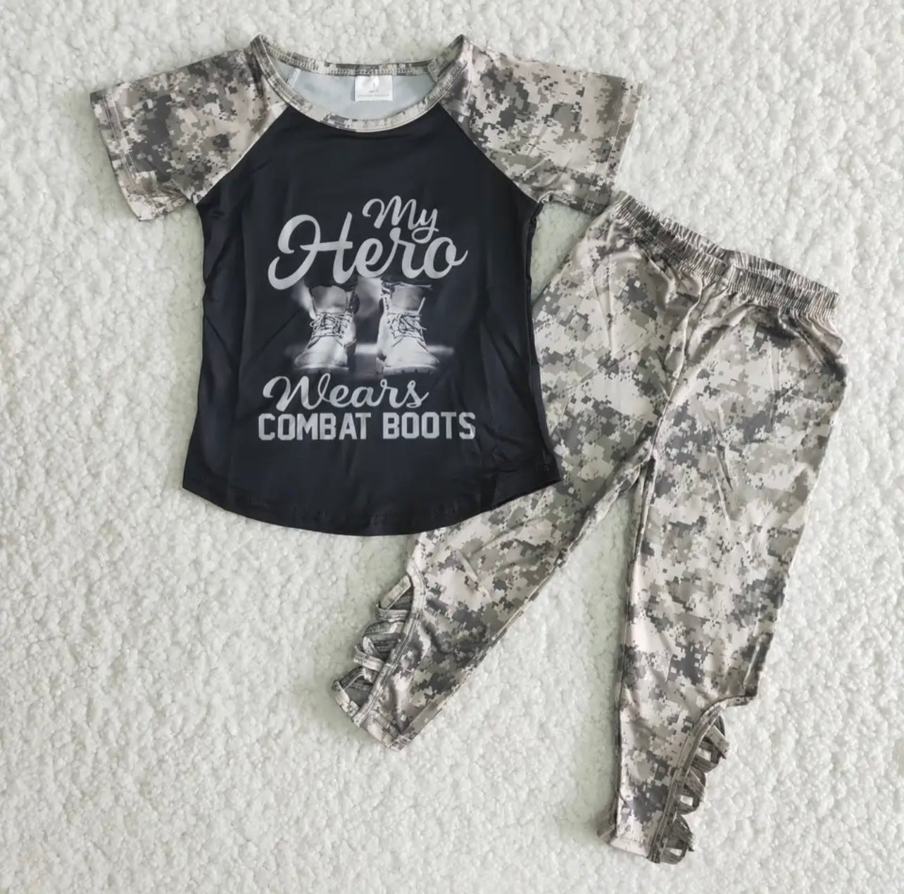 My Hero Wears Combat Boots-Girl