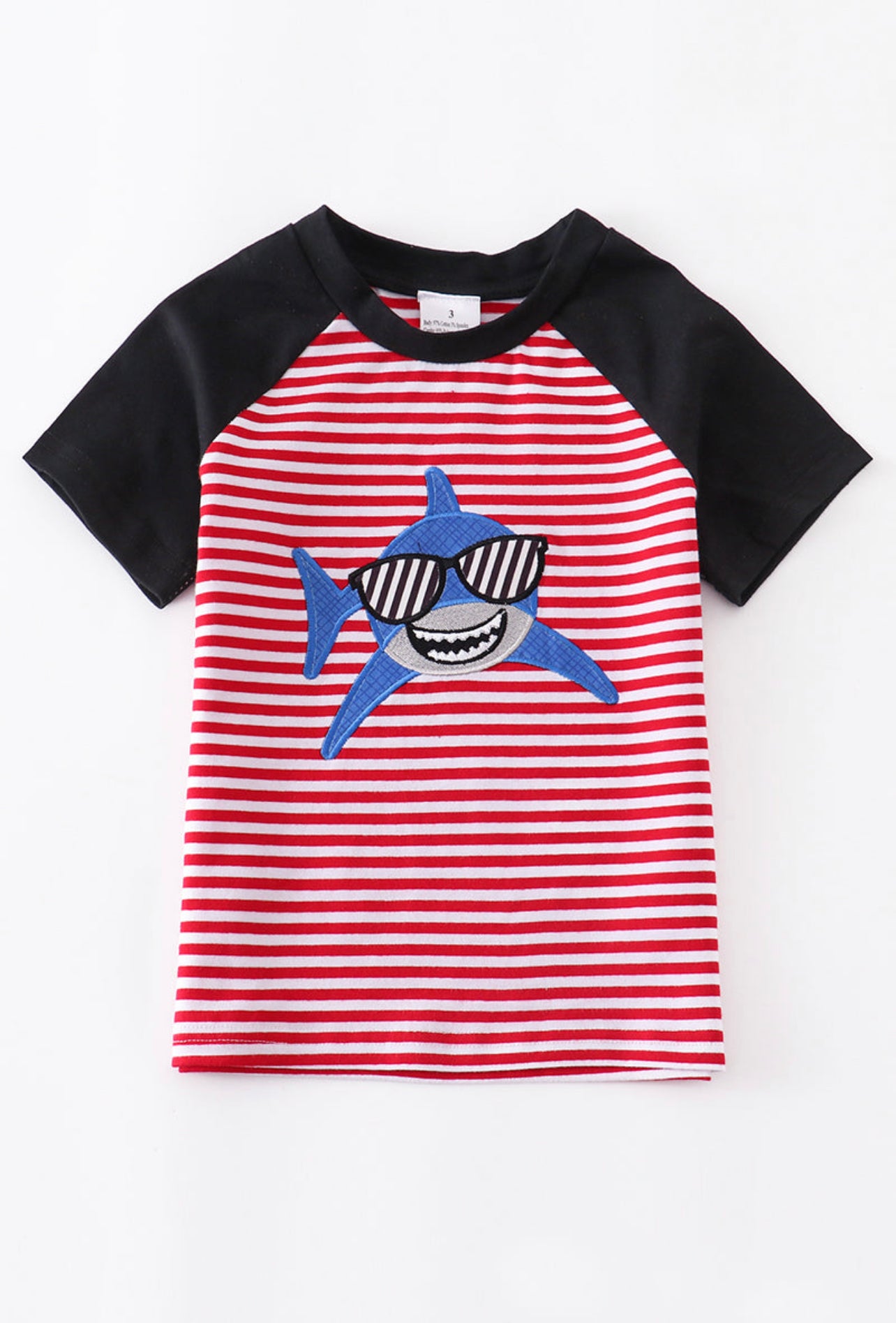 Red Striped Shark Shirt