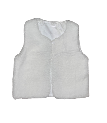 White Sherpa Vest